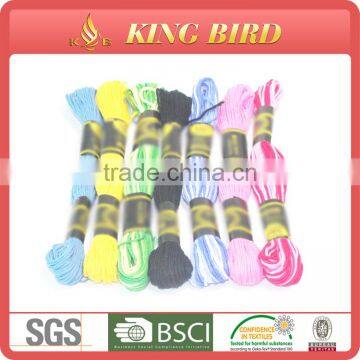 100% Cotton cross stitch thread with eco-friendly dmc made in china