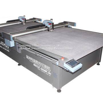 RZCUT5-3016EF-2H Double head CNC flatbed Cloth Parttern Cutting Machine