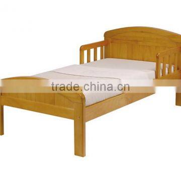 Classical Style Cheap Price Pine wood Nursery Baby Toddler Bed