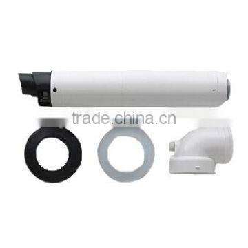 High quality aluminum coaxial flue pipe/chimney/smoke pipe for wall-mounted gas boiler