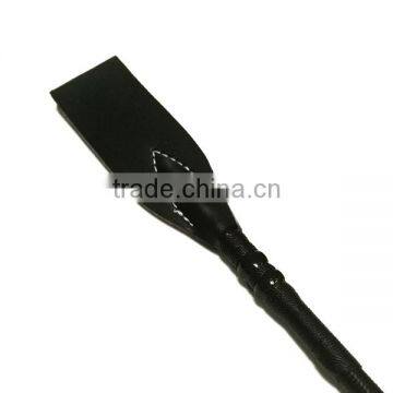 HORSE RIDING CROP ENGLISH HORSE RIDING CROP 65CM RIBBON HANDLE HORSE RIDING CROP WITH LEATHER FLAP HORSE EQUIPMNET HORSE RIDING photo-2