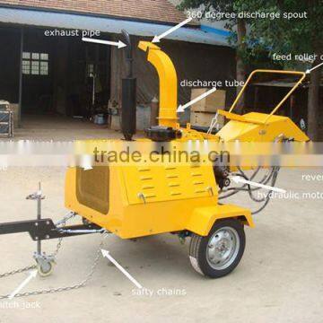 China Supplier 18-50hp Diesel Wood Chipper Shredder Machine photo-3