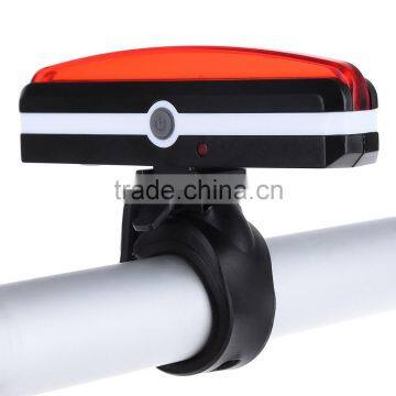 Super Bright Waterproof USB Rechargeable Bicycle Tail Rear Safety Warning Light 3 Modes 2 Colors Bike Accessories photo-4