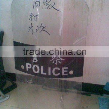 4MM clear Polycarbonate sheet shield for police