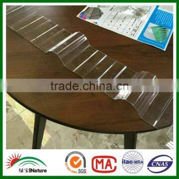 1.0mm Transparent Polycarbonate Corruaged Sheet Roof/canopy photo-3