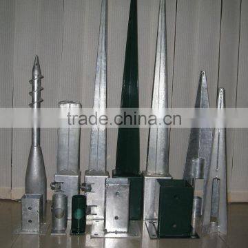galvanized pole anchor