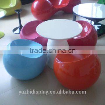 Wholesale Modern Ball Fiberglass Stool Chair Price photo-4