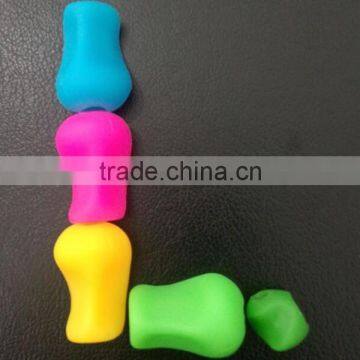 FDA LFGB Colored Pencil Grips, Silicone Rubber Handwriting Pencil Grips photo-6