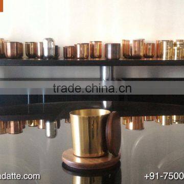 Handmade New Design Copper Candle Cup Taper Candle Jar photo-2