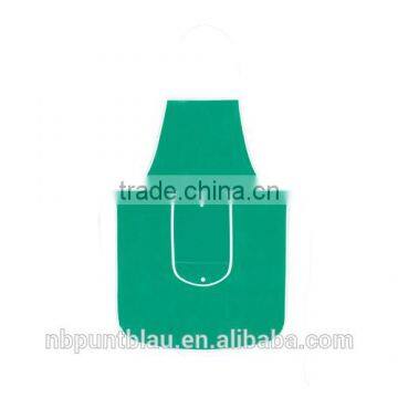 Non-woven Kitchen Apron With Magic Foldable Front Pocket as Promotion photo-3