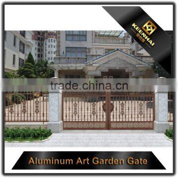 Garden Decoration Powder Coated Laser Cut Aluminum Metal Garden Fence Gate