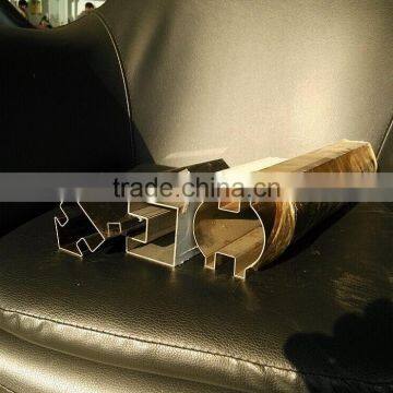 Golden Color Commercial Glass Door Stainless Steel Types Interior Door Frames photo-4