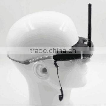 HD 5.8GHz Wireless Eyewear Video Glasses For FPV Racing Drone Glasses Support 68inch Full Color LCOS Screen photo-4