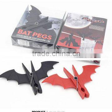Factory Direct Creative Batman Plastic Clothes Pin Home Black Batman Shape Plastic Clothes Pegs photo-6