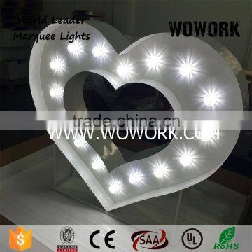 Illuminated Heart for Wedding Prop Hire photo-3