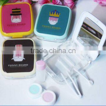 Supply Fashion Cute Cartoon Mr. Beard Contact Lens Box photo-3