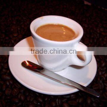 Tableware popular espresso porcelain cup and saucer, insulated espresso cup