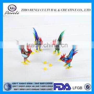 Colored Decorative Design Glass Cock Handicrafts Home Decor photo-3