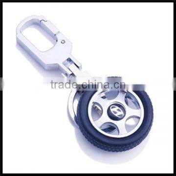 Personalized Quality Cheap Metal Creative Tyre shape Key Ring Manufacturer