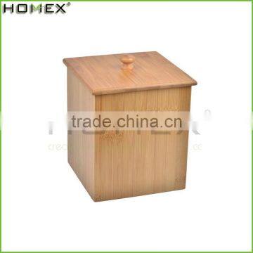 Simple Design Hot Sales Bamboo Canister With Lid/Homex_Factory