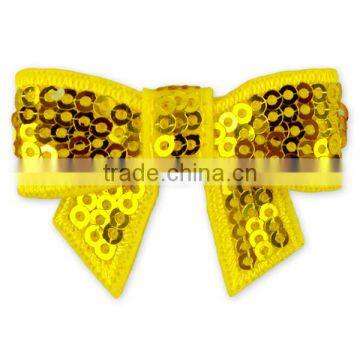 Cheap Hot Pink Christmas Hair Accessories Sequin Hair Bow photo-3