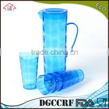NBRSC Set of 5 Pcs Plastic ps Cold Water Jug Drinking Water Kettle Tea Pot Water Jug With Cups photo-5