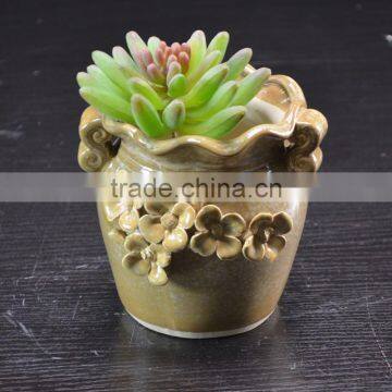 Factory Ceramic Handmade Flower Pot for Garden Plant Decoration photo-2