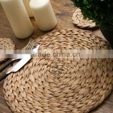 Water Hyacinth Placemat / Non Toxic Round Plate photo-4