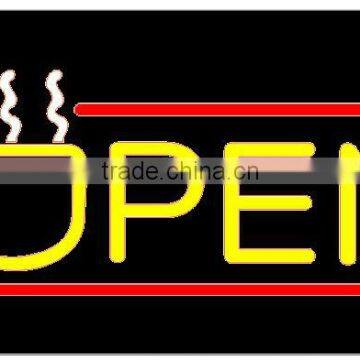 Open Sign! Flash Led Sign,full Color Change ,remote Control Led Sign Board photo-4