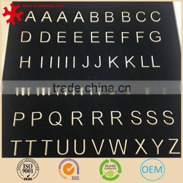 Letter Set for Felt Letter Board - 90 Piece Golden Color Letters, Numbers and Symbols for Changeable Letter Boards (1") Helvetic photo-3