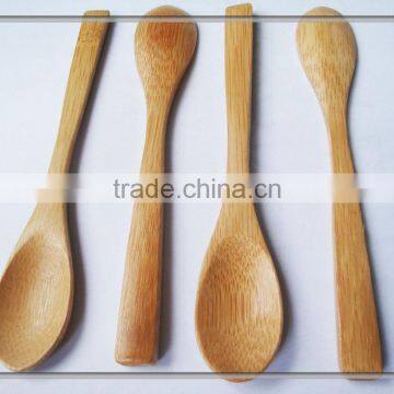 Eco-friendly Mini Wooden Bamboo Spoon, Dinning Room Cantine Table Use Scoop photo-3