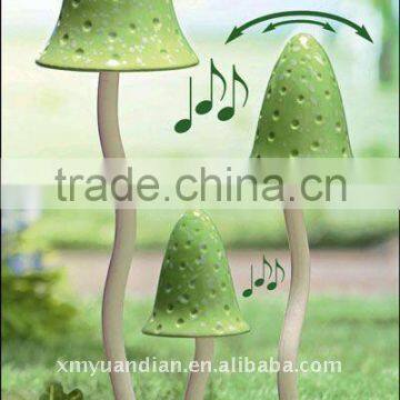 SET/3 mushroom rain bell decoration