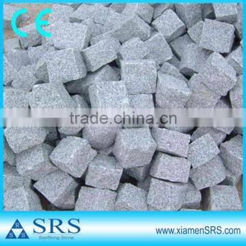 G603 gray granite cobble stone