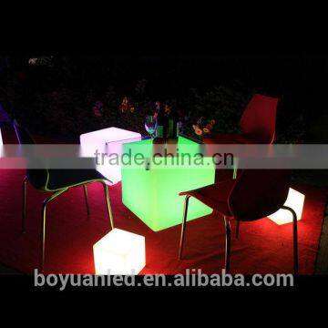 Elegant Led Luminous Sitting Cubes, Small Plastic Cubes photo-2