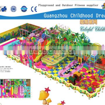 $39.00/Sq.m CHD-477 Children happiness indoor naughty castle wood indoor playground equipment