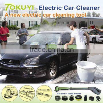 Rechargeable Car Wash Machine, Electric Clean and Polish Brush, Electric Car Cleaner With Telescopic Rod photo-3