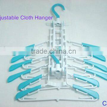 S/6 Adjustable Cloth Hanger