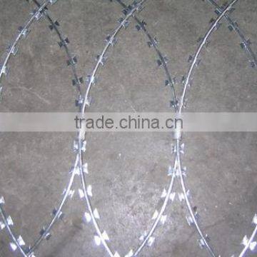 hot sake razor barbed wire,hot galvanizing