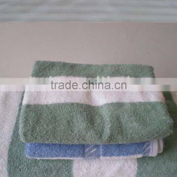 yarn dyed satin towel set