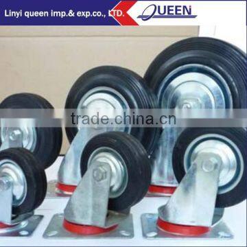 rubber cast iron-core caster scaffolding wheels