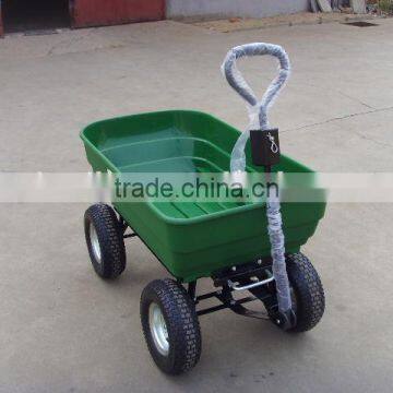 TC2135 Four Wheel Poly Garden Dump Cart photo-4