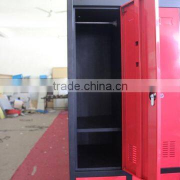 School Black Four Door Steel Gym Metal Locker photo-5