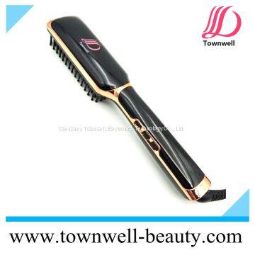 Hair Straightening Brush Straightener Brush With Ion Generator photo-3
