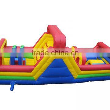 2016 Combo,Castle Type and PVC Material Giant Inflatable Bouncy Obstacle Course photo-2
