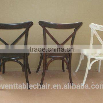 high back chair wooden cross back dining chairs