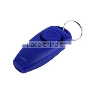 Wholesale Blue Click Clicker Obedience Training Trainer Aid Wrist Strap for Puppy Dog Pet Hot Search photo-2