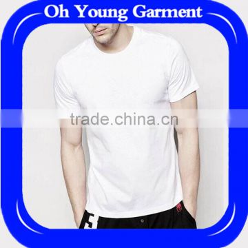 factory wholesale Provide OEM service unisex 100% polyester plain blank tshirts