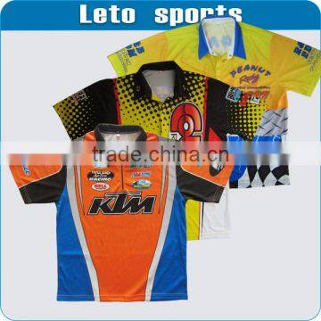 multicoloured sublimation motorcycling jerseys moto pit shirt print all over