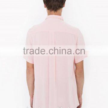 Classic Office Work Dress Shirts White Shirts Bank Shirts Short Sleeve 100% Cotton Shirts for Men photo-6