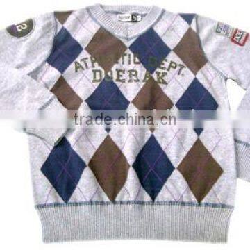 kids diamond pullover sweater